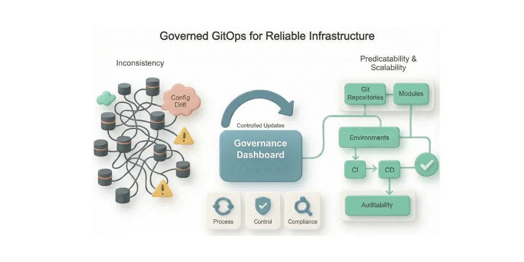 Managing Git Repositories for Large-Scale Infrastructure Projects