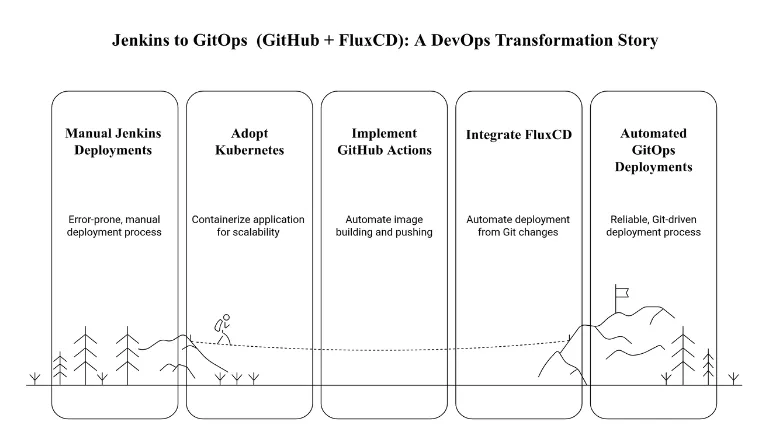 Jenkins to GitOps (GitHub + FluxCD): A DevOps Transformation Story